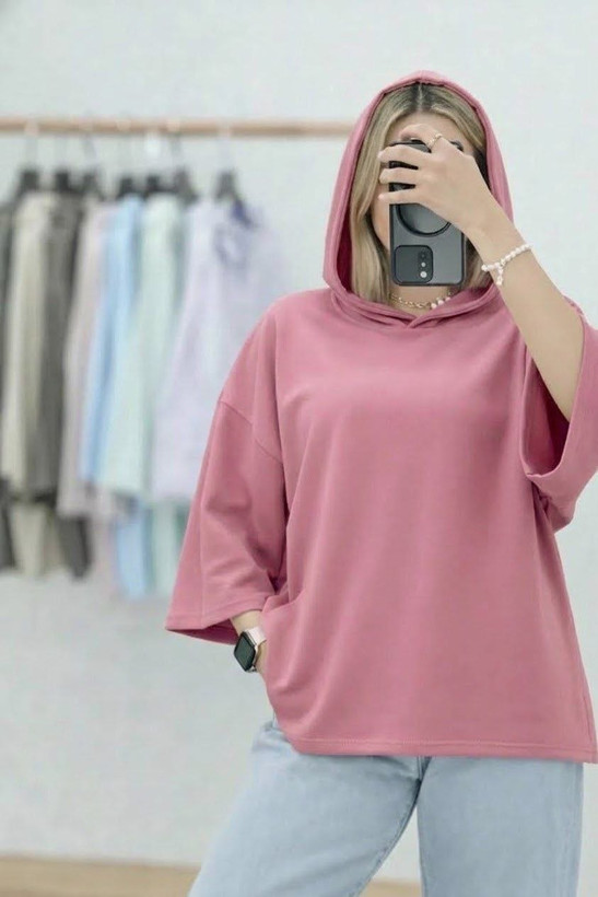 تیشرت کلاهدار در رنگبندی