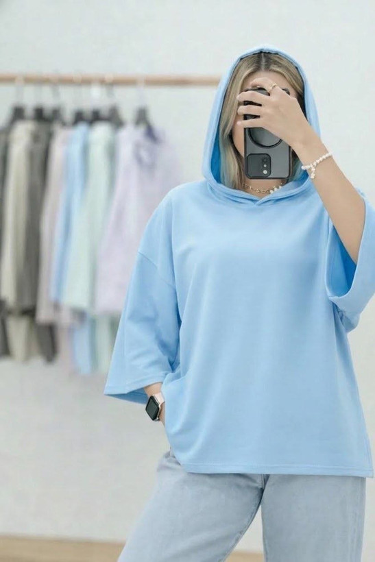 تیشرت کلاهدار در رنگبندی